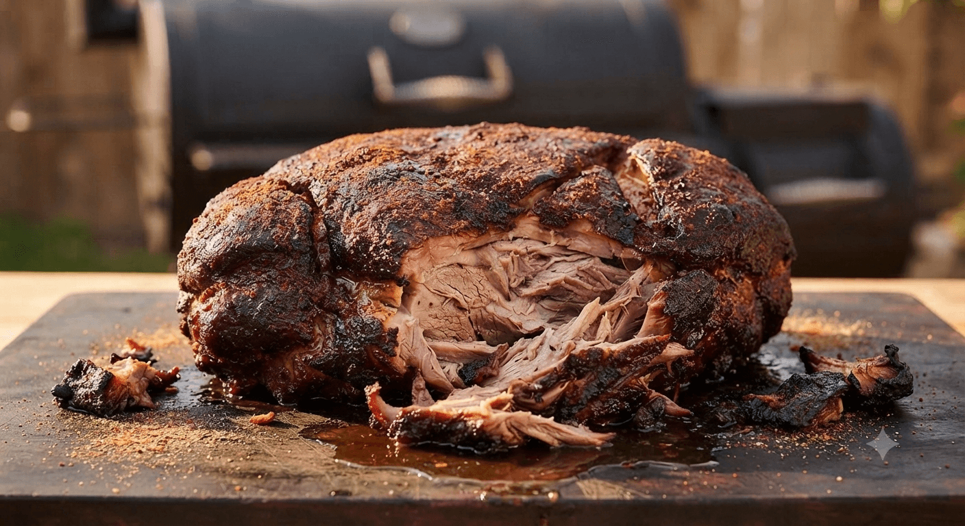 Smoked pork butt