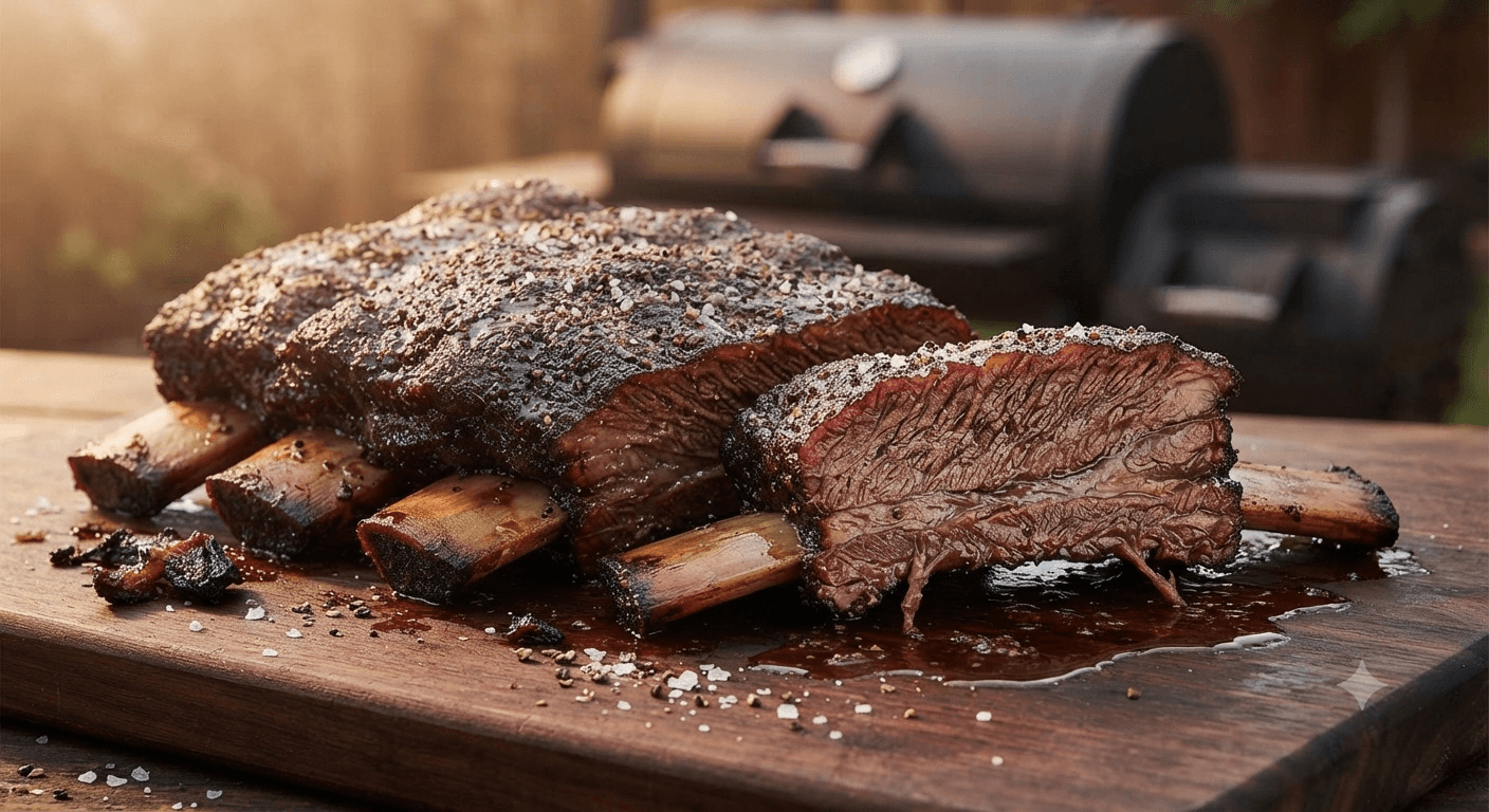 Smoked beef ribs